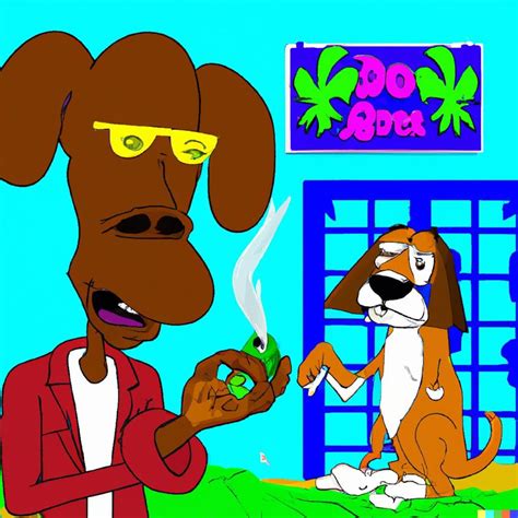 Snoop Dogg smoking weed with Scooby Doo : r/weirddalle