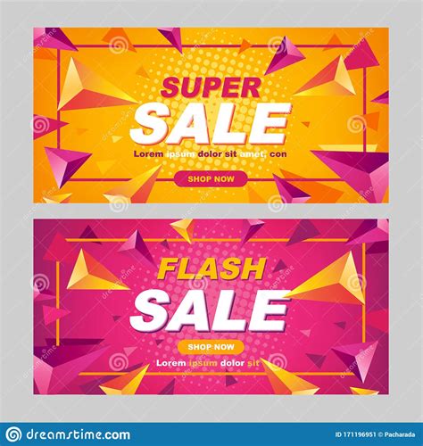 Abstract Sale Vector Banner Design Template Bundle. Special Offer Discount Social Media ...