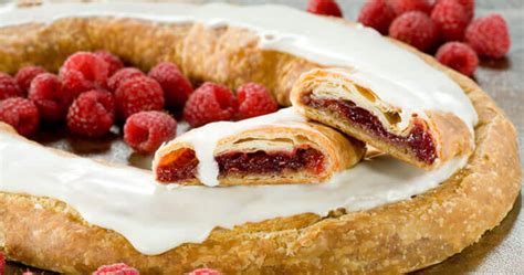 Raspberry Kringle - Fresh, Handmade, Delicious Pastry O&H Danish Bakery of Racine Wisconsin