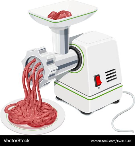 Electric meat grinder Royalty Free Vector Image