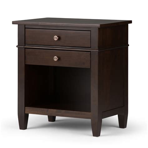 Brooklyn + Max Richland 2 Drawer Nightstand - Walmart.com