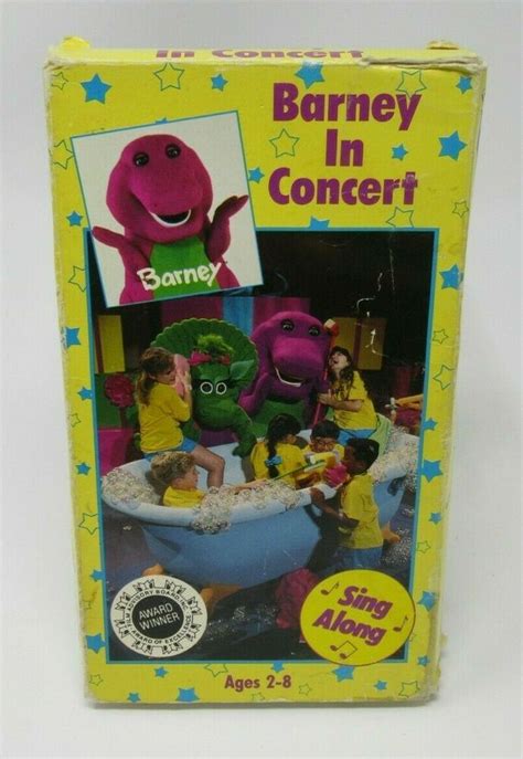 Barney - Barney in Concert (VHS, New Packaging) for sale online | eBay | Barney, Childrens songs ...