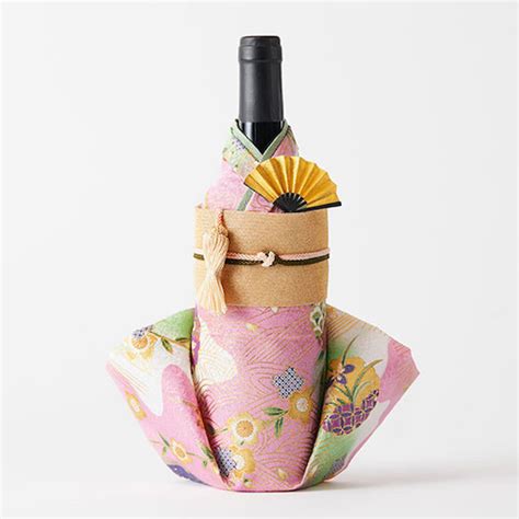 Kimono Wine Bottle Cover Kinsai | Japan Trend Shop