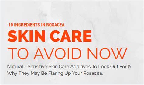 10 Skin Care Ingredients That Irritate Rosacea Skin You Should Avoid - Rosadyn