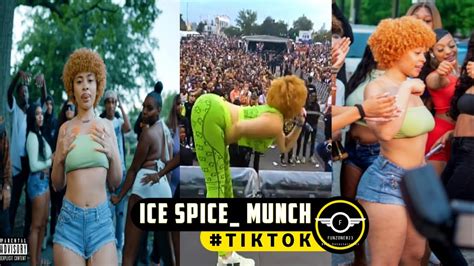 Ice Spice_Munch Crazy Dance Moves on stage - YouTube