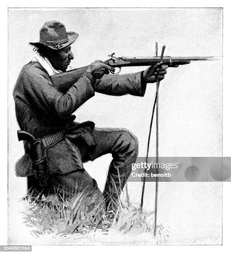 Man Pointing Gun Drawing High Res Illustrations - Getty Images