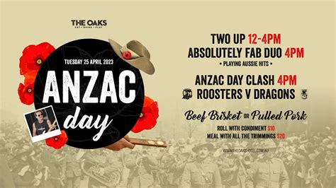 ANZAC DAY @ THE OAKS - The Fold Illawarra