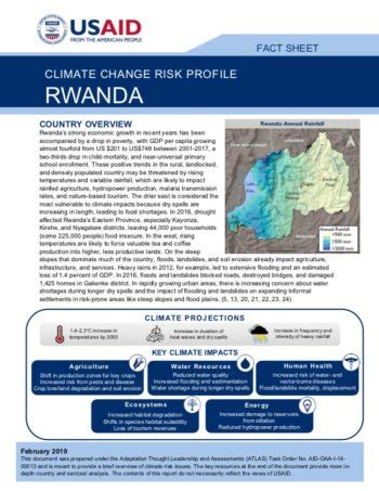 Climate Risk Profile: Rwanda | Global Climate Change