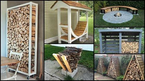 18 Firewood Storage Ideas