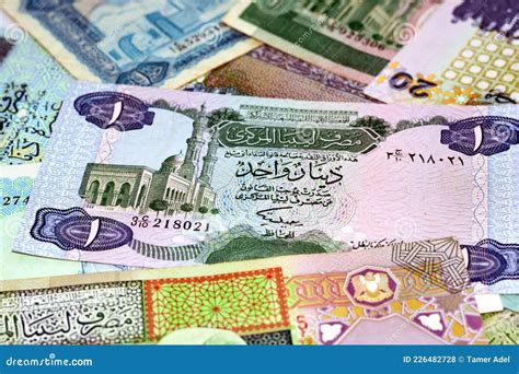 Background of Libyan Money Dinars Banknotes, Old Libyan Money Banknotes ...