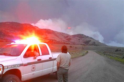 Wildfire Causes Evacuation Near Woods Landing