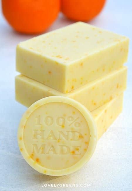 Sweet Orange Soap Recipe + Soap Making Instructions • Lovely Greens