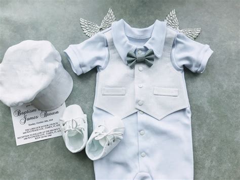 Baby Boys Baptism Outfit Baptism Outfit Linen Boys - Etsy