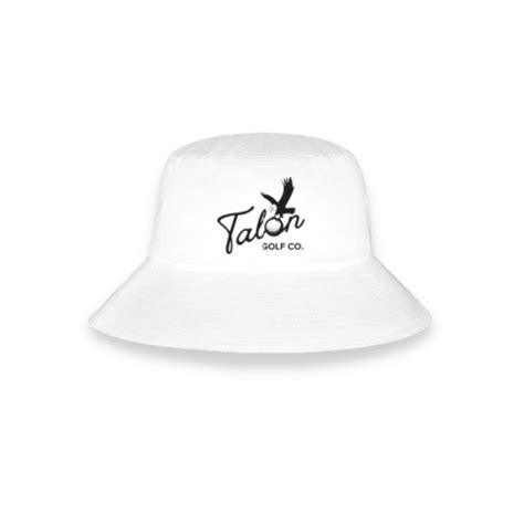 Talon Reversible Bucket Hat -White Logo Black Icon – Talon Golf LLC