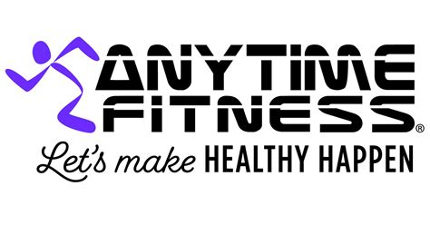 Anytime Fitness Logo Wall