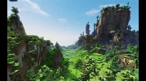 One Flight Over the Amplified Minecraft World with Chocapic Shaders - YouTube