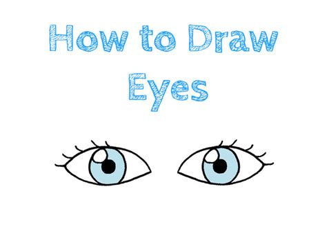 How to Draw Eyes for Kids - How to Draw Easy