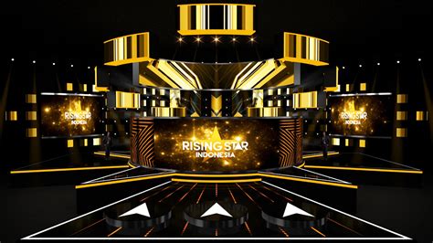 RCTI - RISING STAR 2016 CONCEPT STAGE DESIGN on Behance