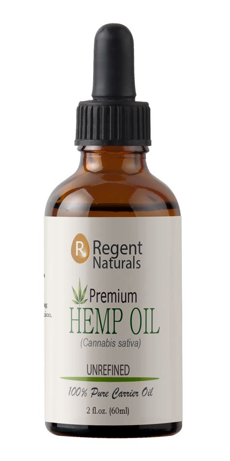 100% Pure Hemp Oil 60ml(2oz) Free Shipping - Regent Naturals