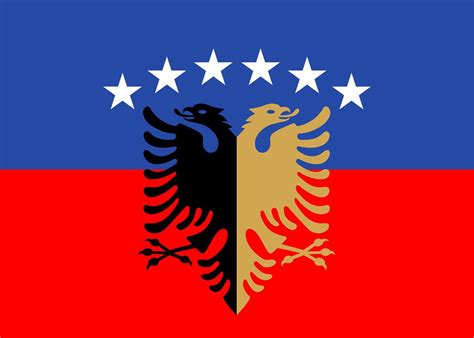 Kosovo-Albanian Union Flag : vexillology