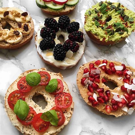 My Favourite Healthy Bagel Toppings – Sweet and Savourary | Nourish ...