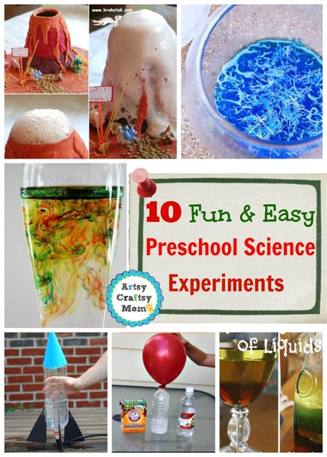 10 Fun and Easy Preschool Science Experiments - Artsy Craftsy Mom