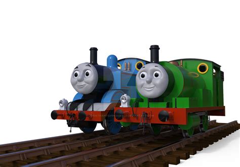 Thomas and Percy UPDATED by JonathanOswinOswald on DeviantArt