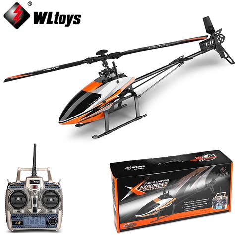 WLtoys V950 Big Helicopter 2.4G 6CH 3D6G System Brushless Flybarless RC Helicopter RTF Remote ...