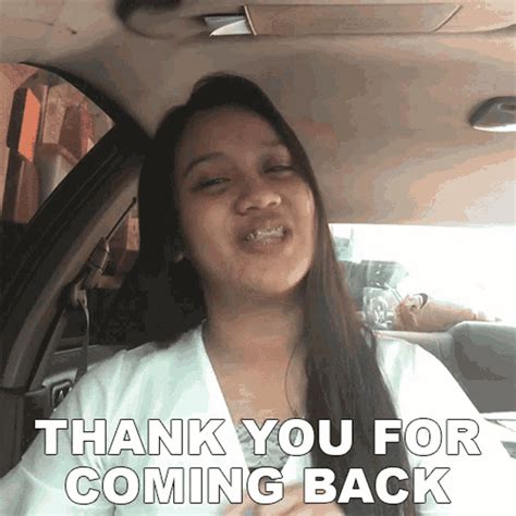 Thank You For Coming Back Grace Corales GIF – Thank You For Coming Back Grace Corales Salamat Sa ...