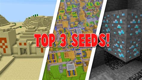 TOP 3 BEST SEEDS for Minecraft! (Pocket Edition, PS4, Xbox, Switch, PC) - YouTube