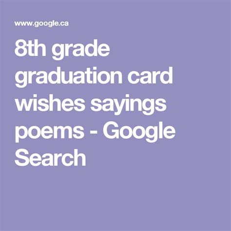 What To Write In 8Th Grade Graduation Card