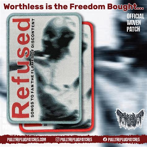 Refused - Songs to Fan the Flames of Discontent – Pull The Plug Patches