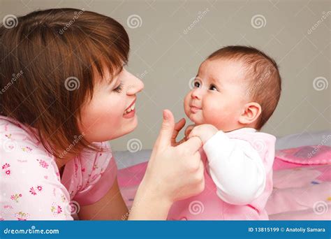 Mother Playing With Baby Royalty Free Stock Images - Image: 13815199