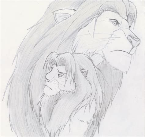 Mufasa and Simba by Pitamber on DeviantArt