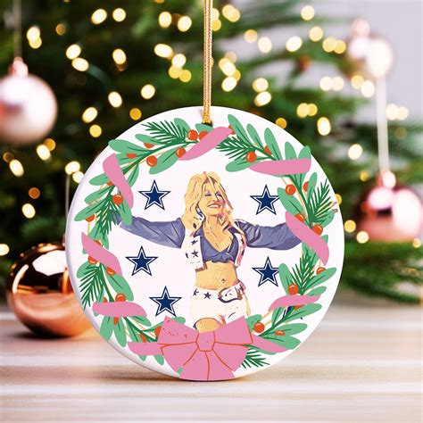 Rush Shipping Available Dolly Parton Christmas Ornament, Dallas Cowboys Fan Gift, Country ...