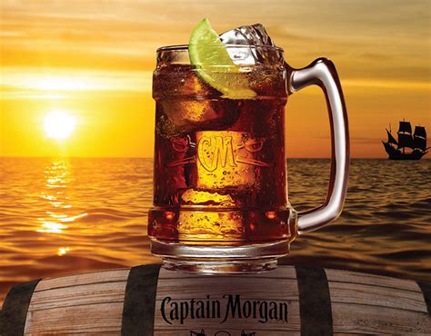 Catain Morgan - Captain and Coke Drink Menu | Behance