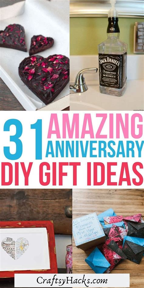 31 DIY Anniversary Gifts for Your Lover | Diy anniversary gift, Diy ...