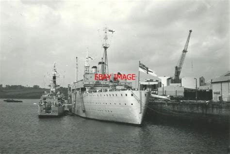 PHOTO HMS DEFIANCE HMS DEFIANCE FRIGATE DEPOT SHIP HMS DEFIANCE 8900 TONS LAUNC | eBay