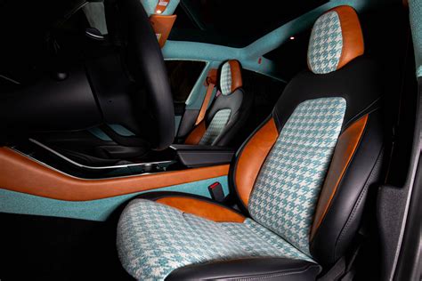 Tesla Model 3 "Plaid" Interior by Vilner Looks Like Vintage Chanel ...