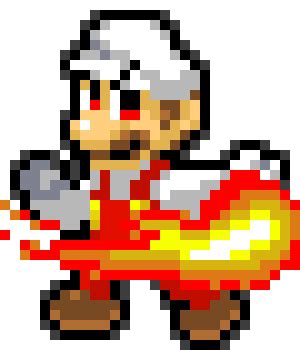 fire Mario | Pixel Art Maker