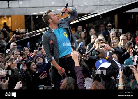 Chris Martin on stage for NBC Today Show Concert Series with Coldplay, Rockefeller Plaza, New ...