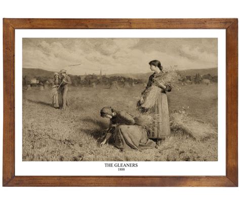 The Gleaners, 1888 24x36 Inch Print Reproduced From a Vintage Painting or Lithograph - Etsy