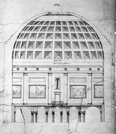 Charles Bulfinch's Capitol Rotunda, 1824 | Architecture drawing, Urban history, Art inspiration