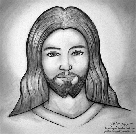 Jesus Christ Easy Drawing