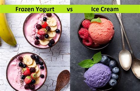 Difference Between Frozen Yogurt and Ice Cream – Difference Camp