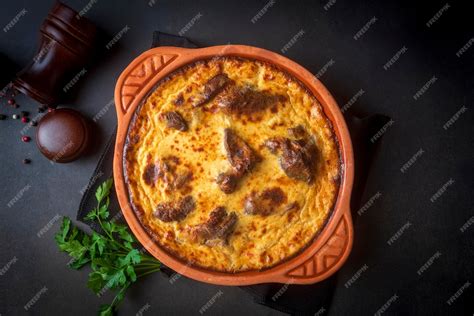 Premium Photo | Tave kosi is a national Albanian dish of baked lamb and rice with yoghurt ...