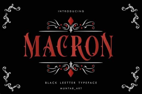 Macron Font - Dfonts