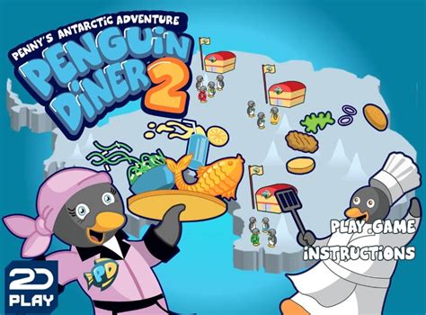 Penguin Diner 2 Game - Fun Girls Games