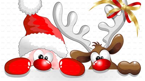 Christmas Cartoon Pics - Cartoon christmas elk (94055) Free EPS Download / 4 Vector / Christmas ...