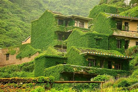 11 Pictures Of An Abandoned Chinese Fishing Village Taken Over By Nature - True Activist